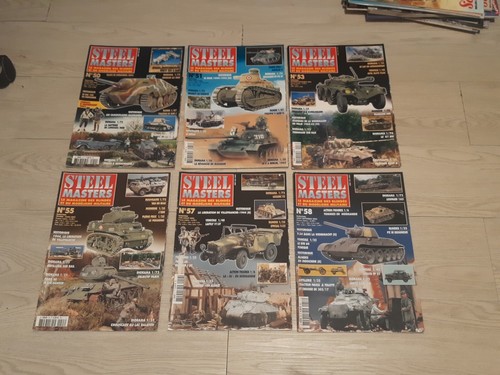 Lot magazines steel - 6,